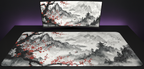 Cherry Blossom on White Deskmat (XXL)