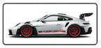 Cherry on White 911 GT3 RS Deskmat (XXL)