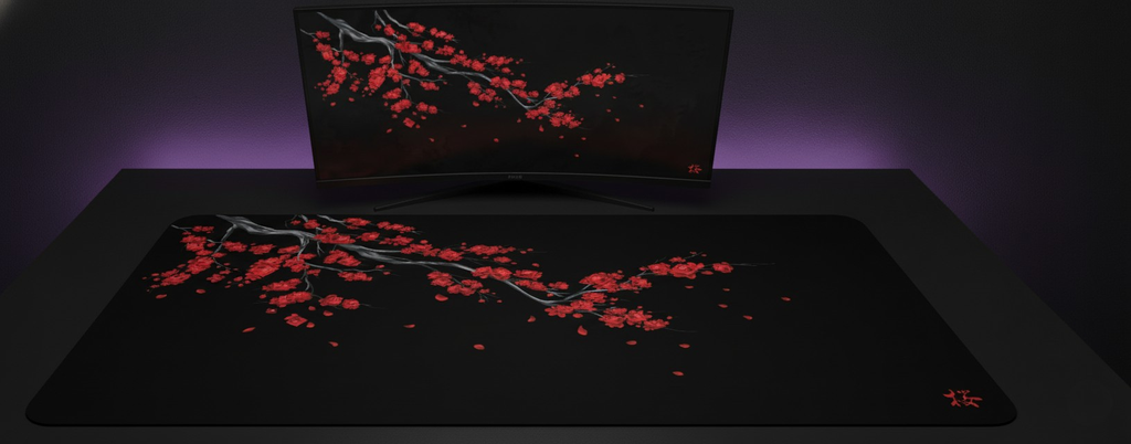 Blood Red Blossom Deskmat (XXL)