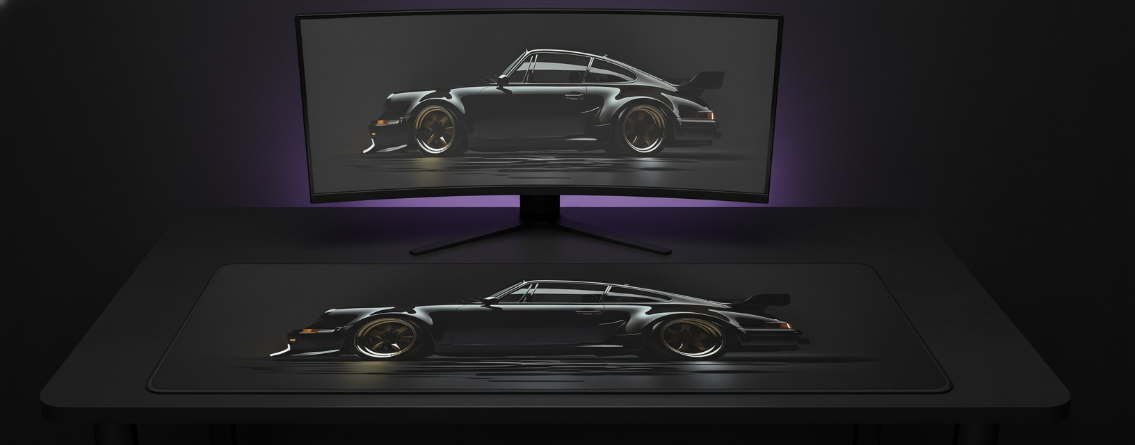 Midnight Turbo 911 Deskmat (XXL)