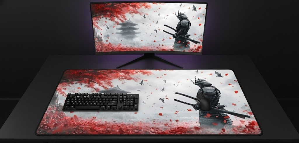 Cherry Blossom Samurai Deskmat (XXL)