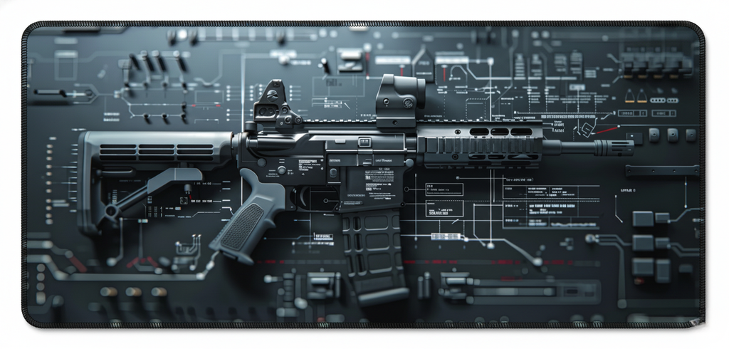 AR-15 Blueprint Deskmat (XXL)