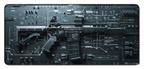 AR-15 Blueprint Deskmat (XXL)