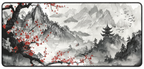 Cherry Blossom on White Deskmat (XXL)