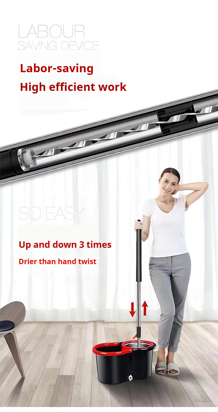 Spin Mop & Bucket Set – Hands-Free Floor Cleaning