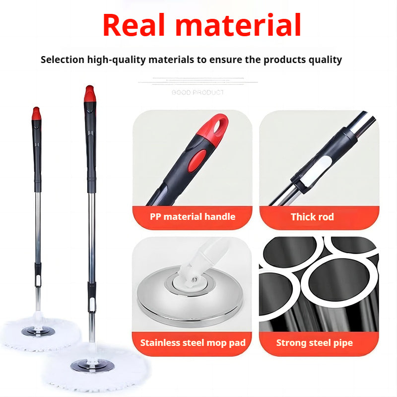 Spin Mop & Bucket Set – Hands-Free Floor Cleaning