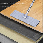 Microfiber Flat Mop & Bucket Set – Foldable & Easy to Clean